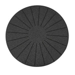 tapis protection induction silicone noir rayures radiales anti dérapant moderne cuisine chống trầy