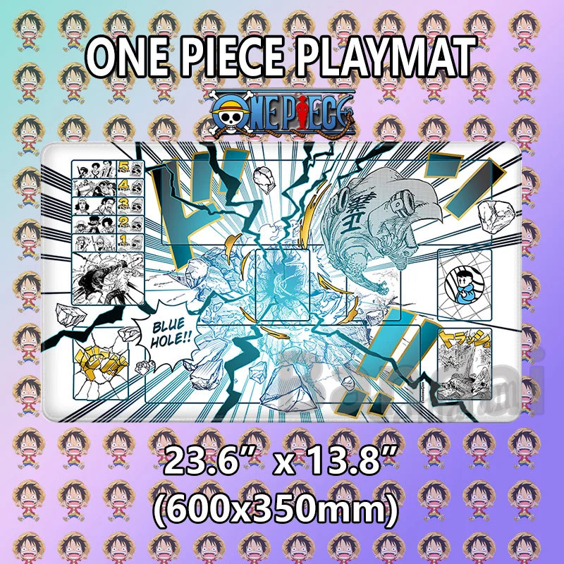 tapis jeu manga one piece luffy zoro non glissant surface douce