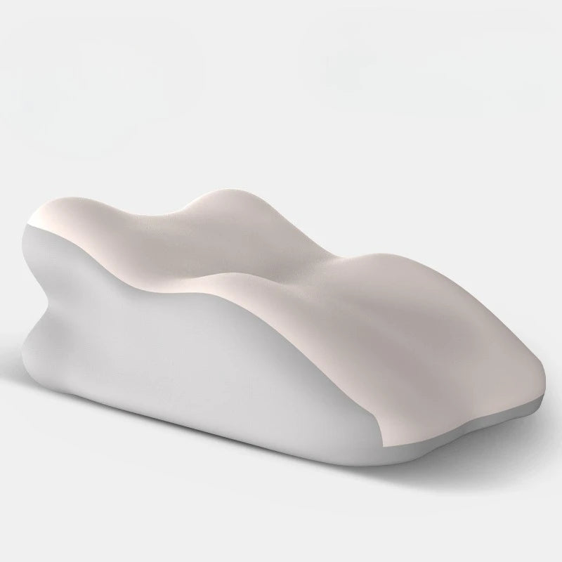 coussin ergonomique multifonctionnel memory foam noir blanc support dos jambes oreiller pieds moderne