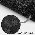 tapis d'entrée moderne imprimé anti salissure résistant l'usure beige blanc noir