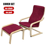 housses chaise coussin repose pieds vert pastel imprimé feuilles moderne polyester extensiblesextérieur mariage banquet