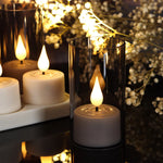 bougies led rechargeables blanc modernes télécommande chargeur usb inclusion adhésif minimaliste decorationintérieur