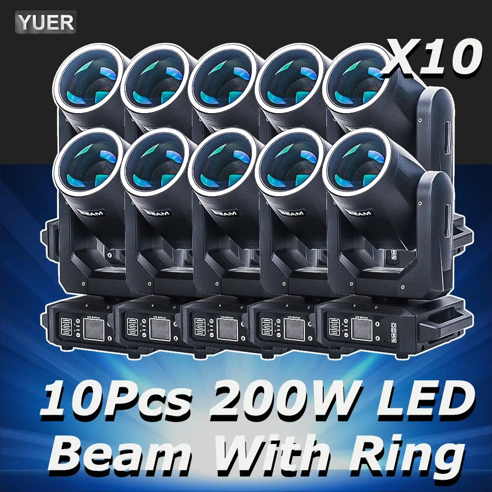 projecteur led noir moderne dmx 200w effets arc ciel spot prisme rotatif scène disco