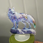 sculpture animale résine transparente détaillée dragon brillant ornement cadeau déménagement