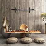 support mural bois katana épée bokken decor japonais zen maison salon