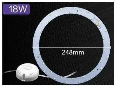 anneau lumineux led bleu clair 11cm 15.5cm 20cm 24.5cm 32.4cm 36cm led diodes smd