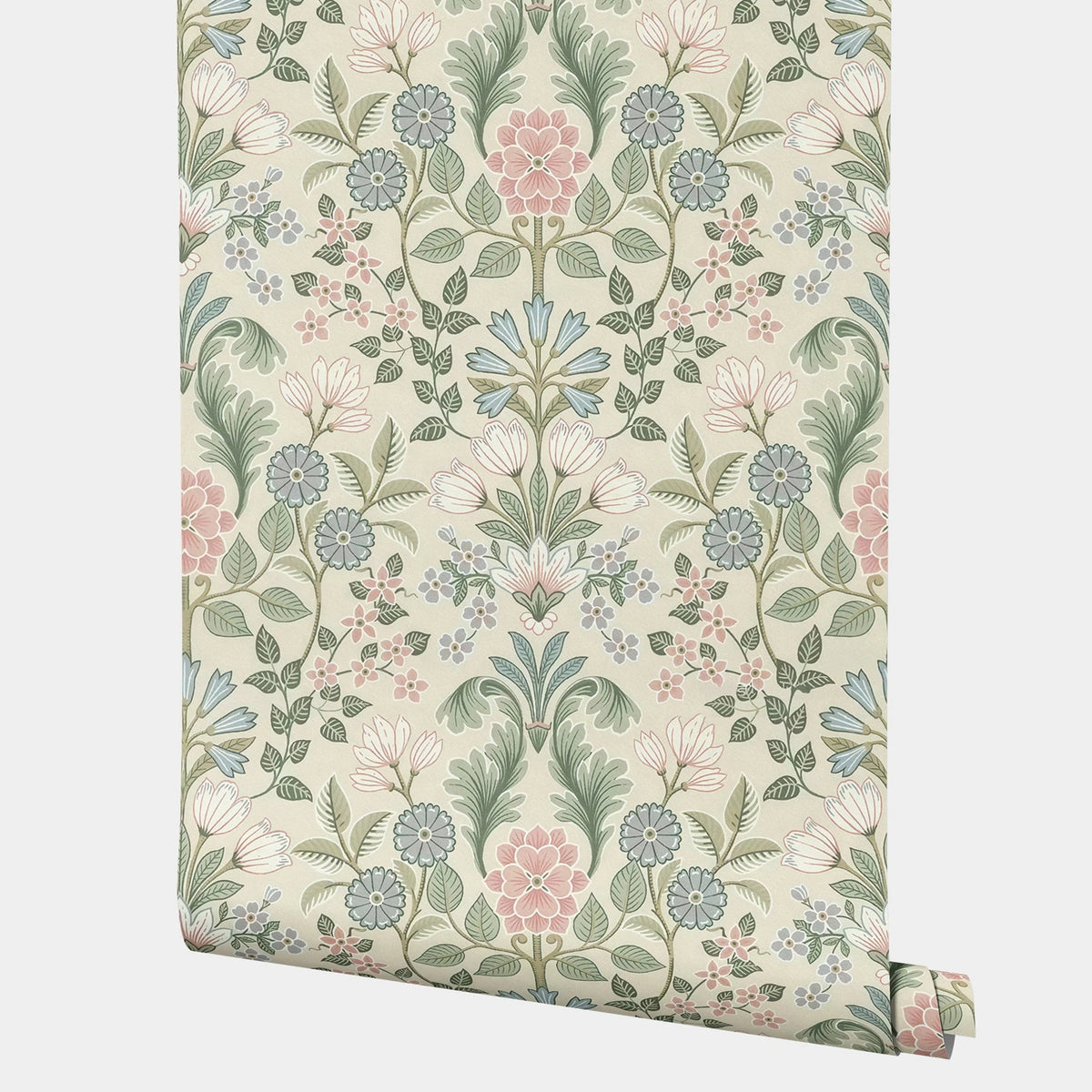 papier peint floral vintage autocollant résistant humidité écologique chambre maison