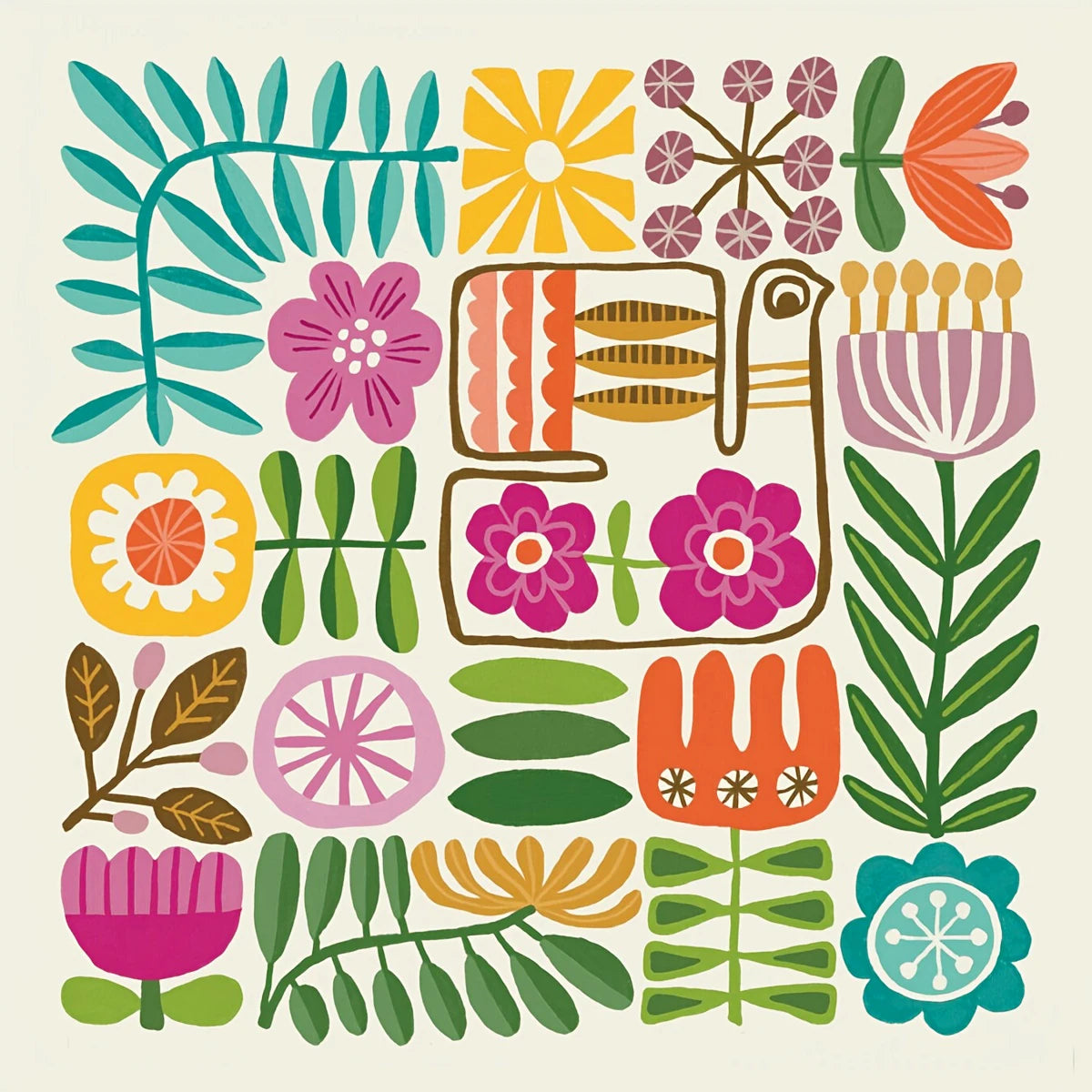 broderie moderne fleurs multicolores ruban aiguilles instructions 30x30cm 40x40cm 50x50cm
