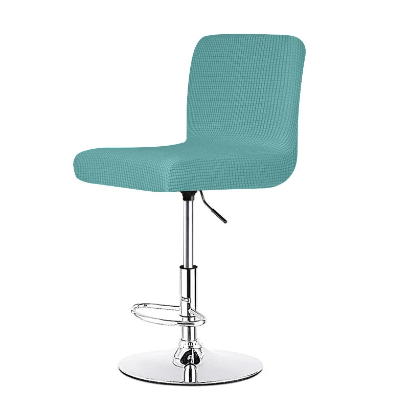 housse chaise élasthanne quadrillée moderne ajustable jaune gris restaurant banquet