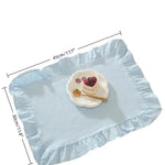 serviettes table vichy jaune blanc bleu clair rose classiques table manger cuisine salle manger