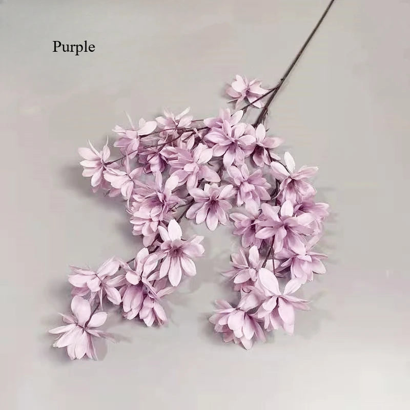 bouquet artificiel multicolore décoration intérieure moderne anniversaire mariage minimaliste fleurs soie petites