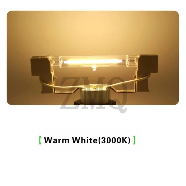 ampoule led r7s haute puissance blanc chaud tube verre projecteur intérieur moderne 220v