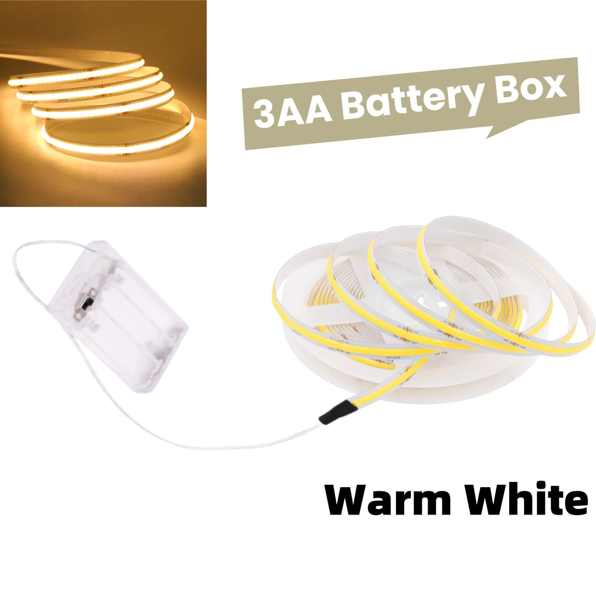 ruban led flexible 320 led blanc jaune gris moderne double face adhésive 5v 3000k
