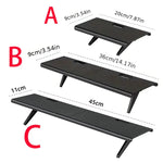 support tablette moderne fibre carbone noir réglable clips magnétiques table ordinateur