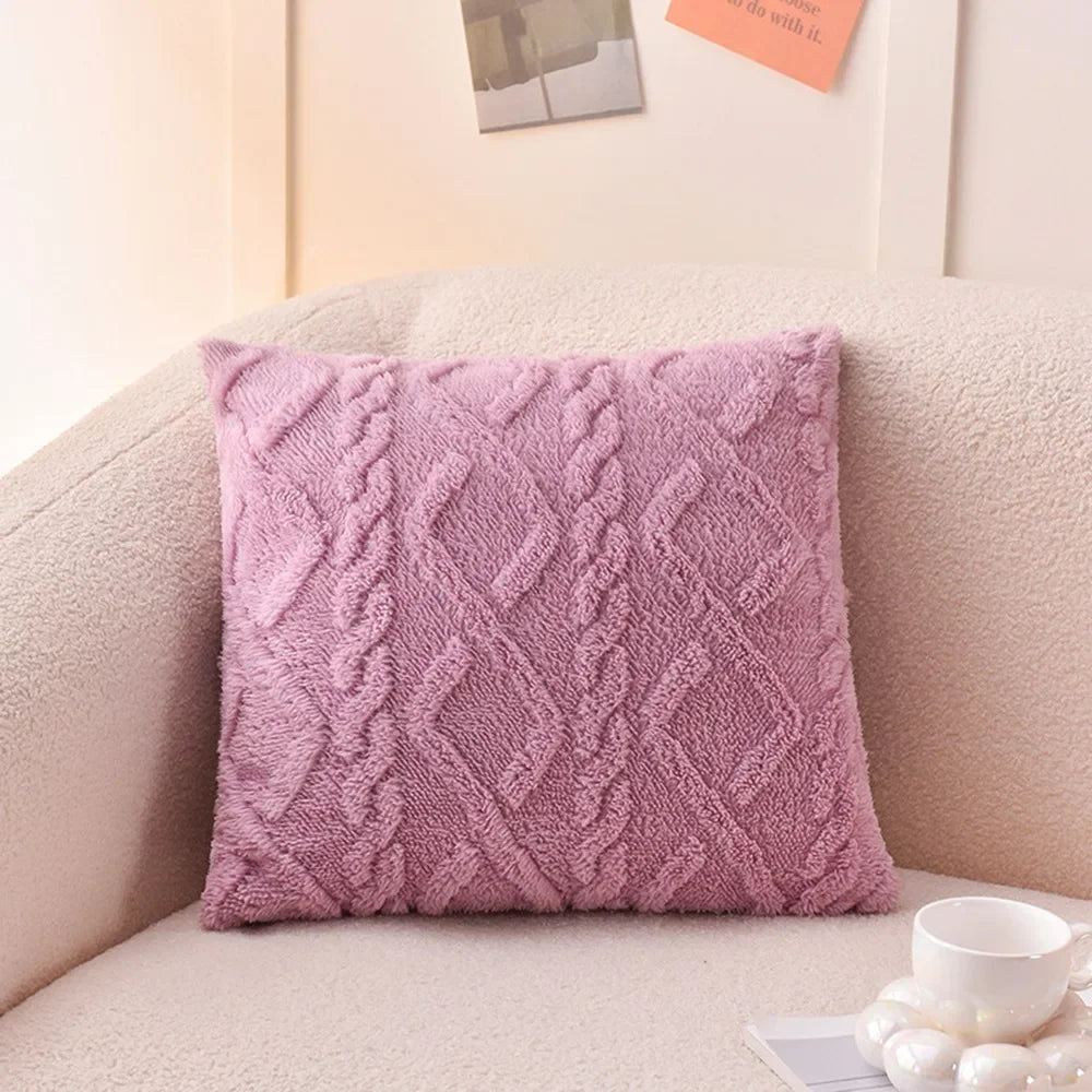 coussin siège carré beige motif doux confortable amovible lavable 45x45cm