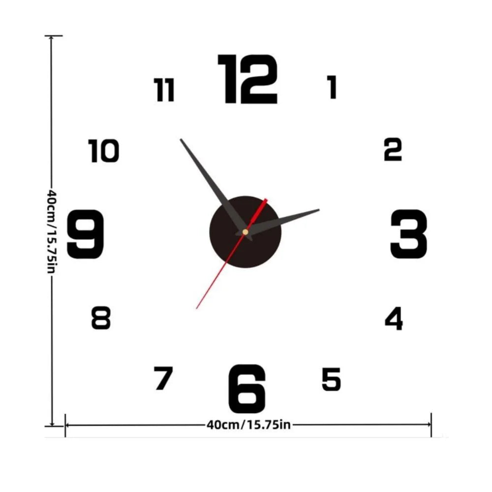 horloge murale moderne minimaliste vert lumineux noir doré numéros relief fond obscur quartz aiguille