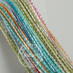 rideau décoratif ethnique polyester multicolore semi transparent tissage tressé réfléchissant