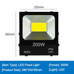 projecteur led extérieur 10w 20w 30w 50w 100w 200w ip66 moderne noir aluminium