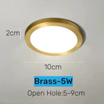 Spot LED Or Noir Cuivre Rond Lisse Éclairage Cuisine Moderne Boucle Ajustable Câbles