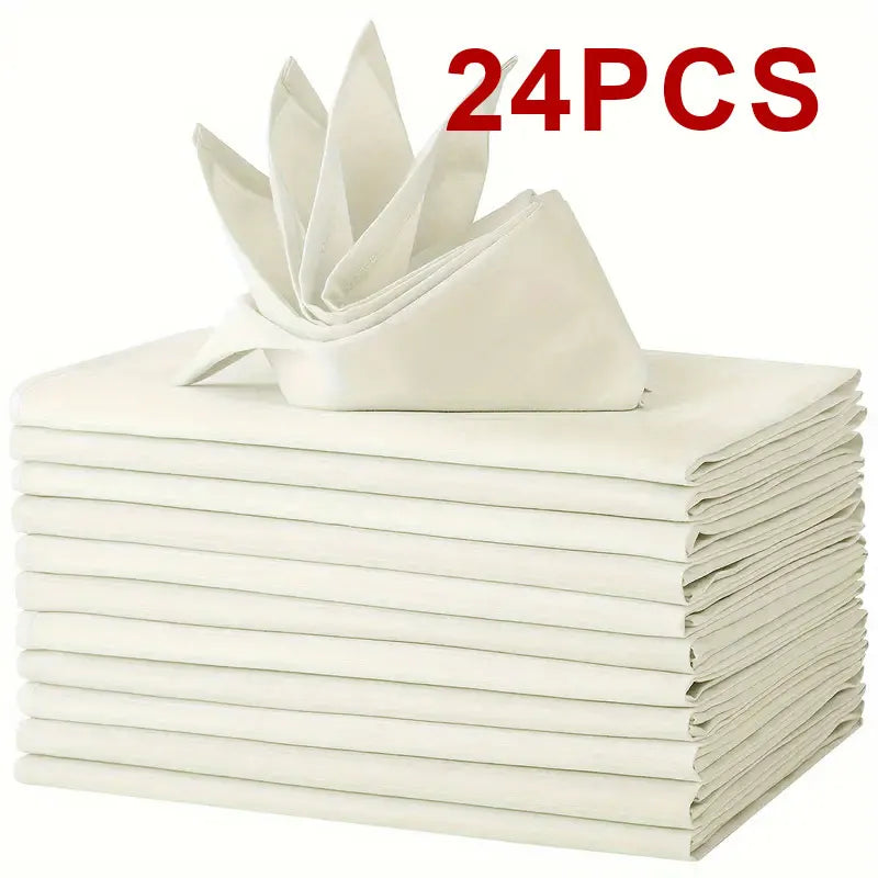 serviette table noël rouge vert coton décor cuisine salle manger pliable 40x40cm classique