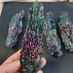 pierres naturelles cristal quartz noir violet bleu vert feng shui africain bouddhisme matiere organique