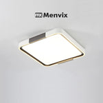 plafonniers modernes led lumineux télécommande minimaliste fixés formes circulaire carrée