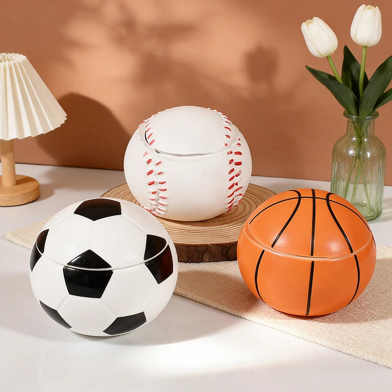 moule silicone bougie forme ballon basketball football vase fleur décoration intérieure moderne plantes grasses