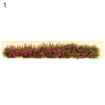 rubans decoratifs fleurs artificielles vert rouge jaune blanc rose pastorales jardin bricolage decoration table
