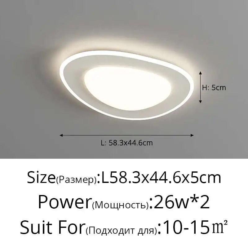 lustres led modernes blanc beige ovale circulaire aluminium flux lumineux 2000 82000 interrupteur bouton