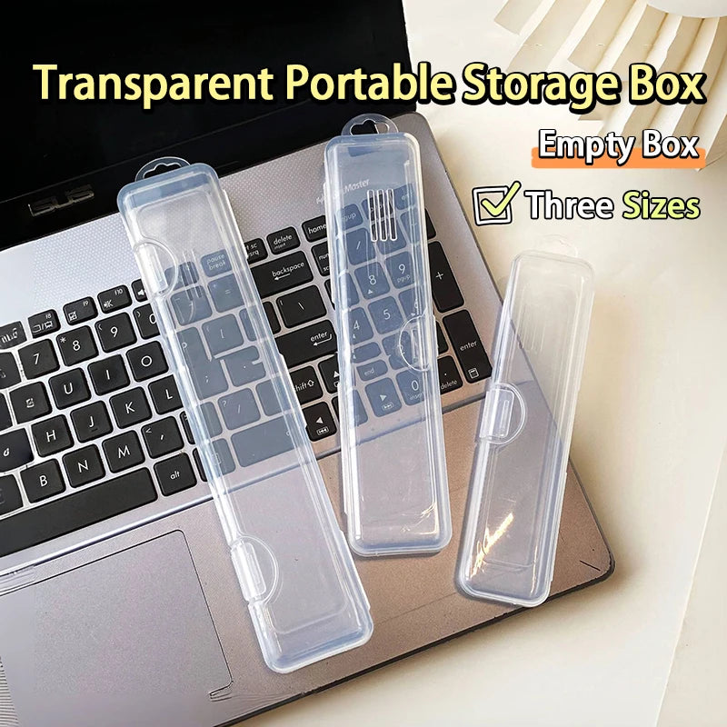 boîte rangement portable transparente clips respectueuse environnement utilisation multiple moderne pratique