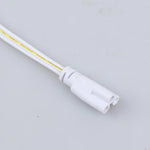 câble flexible blanc jaune rayures horizontales modernes connecteurs led t4 t5 t8 24v 20cm