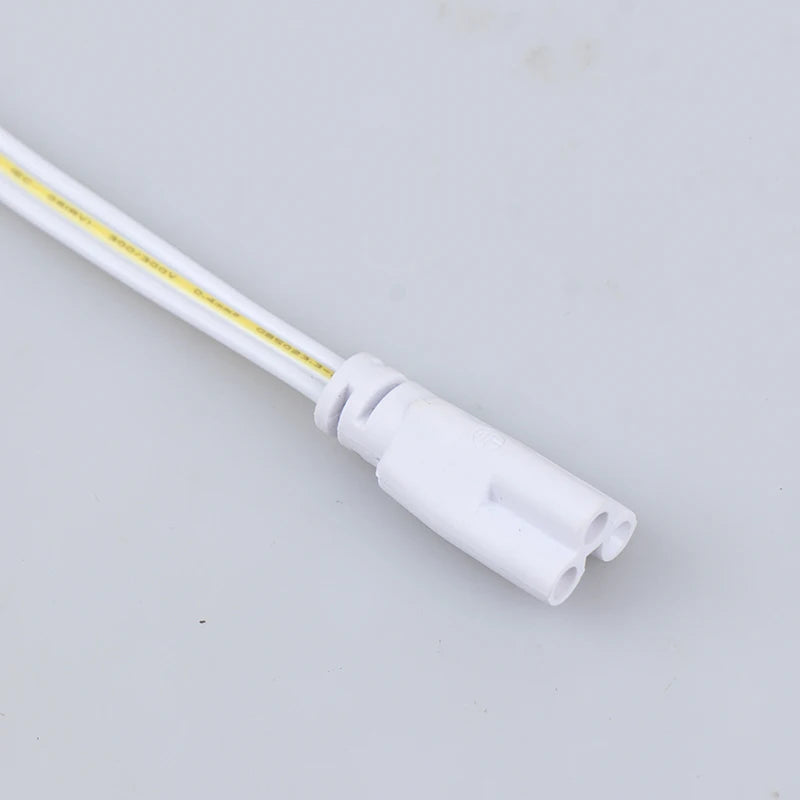 câble flexible blanc jaune rayures horizontales modernes connecteurs led t4 t5 t8 24v 20cm