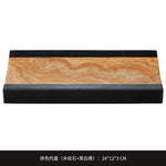 ensemble salle bain marbre moderne bouteille savon porte savon plateau vert marron noir blanc