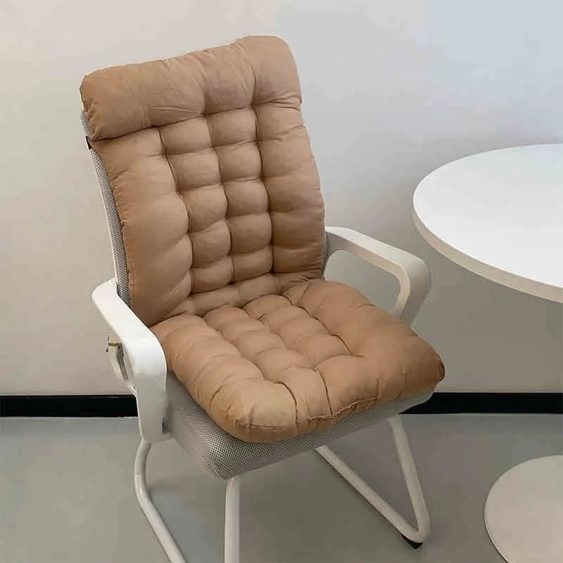 coussin chaise épais coton polyester lavable adhésif moderne vert jaune bleu gris marron simple
