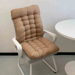 coussin chaise épais coton polyester lavable adhésif moderne vert jaune bleu gris marron simple