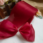 rubans satin organza transparents couleurs vives décoration bouquets événements craft artisanat