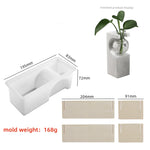 vase silicone texturé moderne gris clair support diy decoration maison