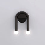 applique murale led moderne minimaliste noir blanc rose chambre coucher salon entrée étude