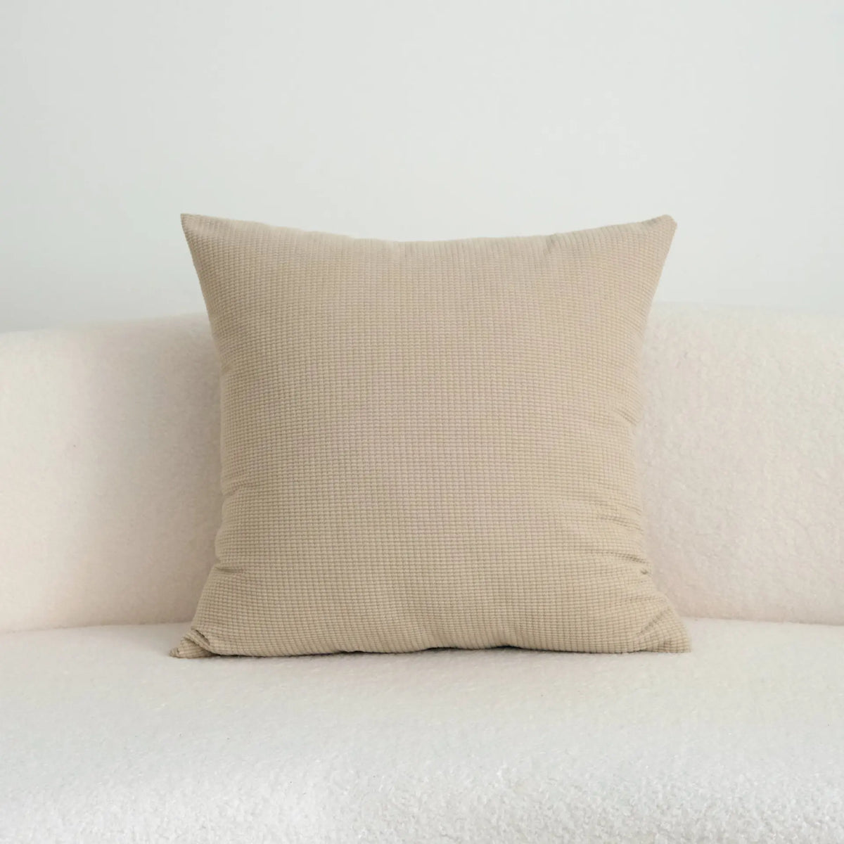 taies d'oreiller décoratives polyester non toxique moderne 30x50cm 45x45cm 50x50cm jacquard beigeclair tissage opacité