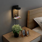 lampes murales modernes étagère usb blanc noir vert minimaliste