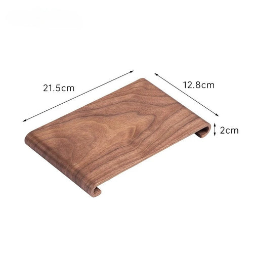 support thé bois marron clair moderne théière tasse décoration table cuisine résistant chaleur