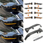 feux position latéraux voiture noir orange modernes sportifs lisses brillants clé bande adhésive