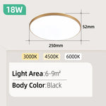 Lampe LED moderne 20W 30W blanc ultra mince éclairage intérieur