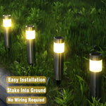 lampes solaires argentées éclairage extérieur moderne facile ip65 protection solaire