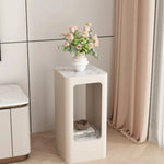 support vases moderne multi niveaux beige noir texture marbrée intérieur moderne