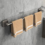 porte serviettes mural noir mat alliage aluminium serviettes incluse moderne salle bain rangement étagère