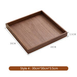 boîte rangement bois marron clair six compartiments minimaliste poignées organisation salon