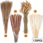 décoration boho bouquet plumes séchées naturel anniversaire mariage table beige blanc rose pale