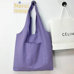 sac main polyestert fermeture éclair femme solide décontracté poche avant blanc noir vert rouge