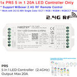 contrôleur led zigbee 3.0 wifi rgb rgbw rgb+cct 20a max charge moderne blanc
